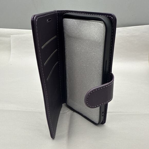 Compatible with Iphone 16E Wallet Case with RFID Blocking Credit Card Holder, PU - Picture 12 of 15